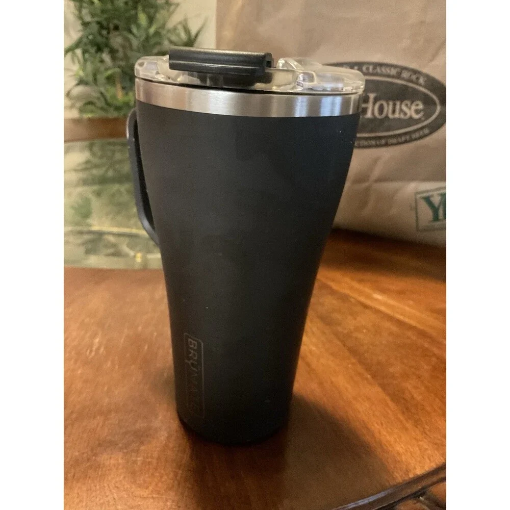Brumate Slim Can Cooler Tumbler 12 oz With Locking Lid Black